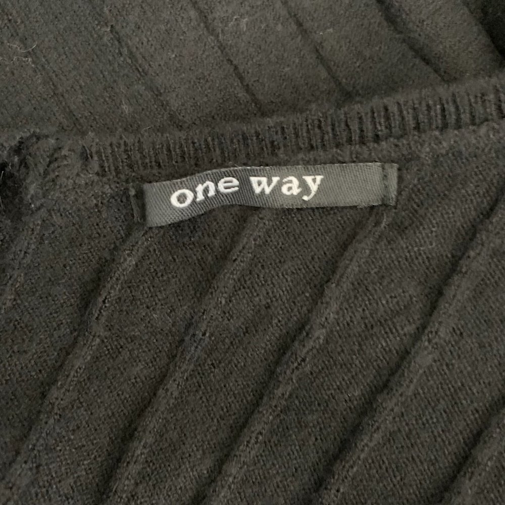 Japanese One Way Ribbed Knit Pullover Sweater 18PE - Picture 6 of 6